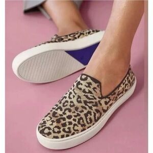 Rothy's The Original Slip On Sneaker Desert Camo Cat‎ Animal Print Size 12